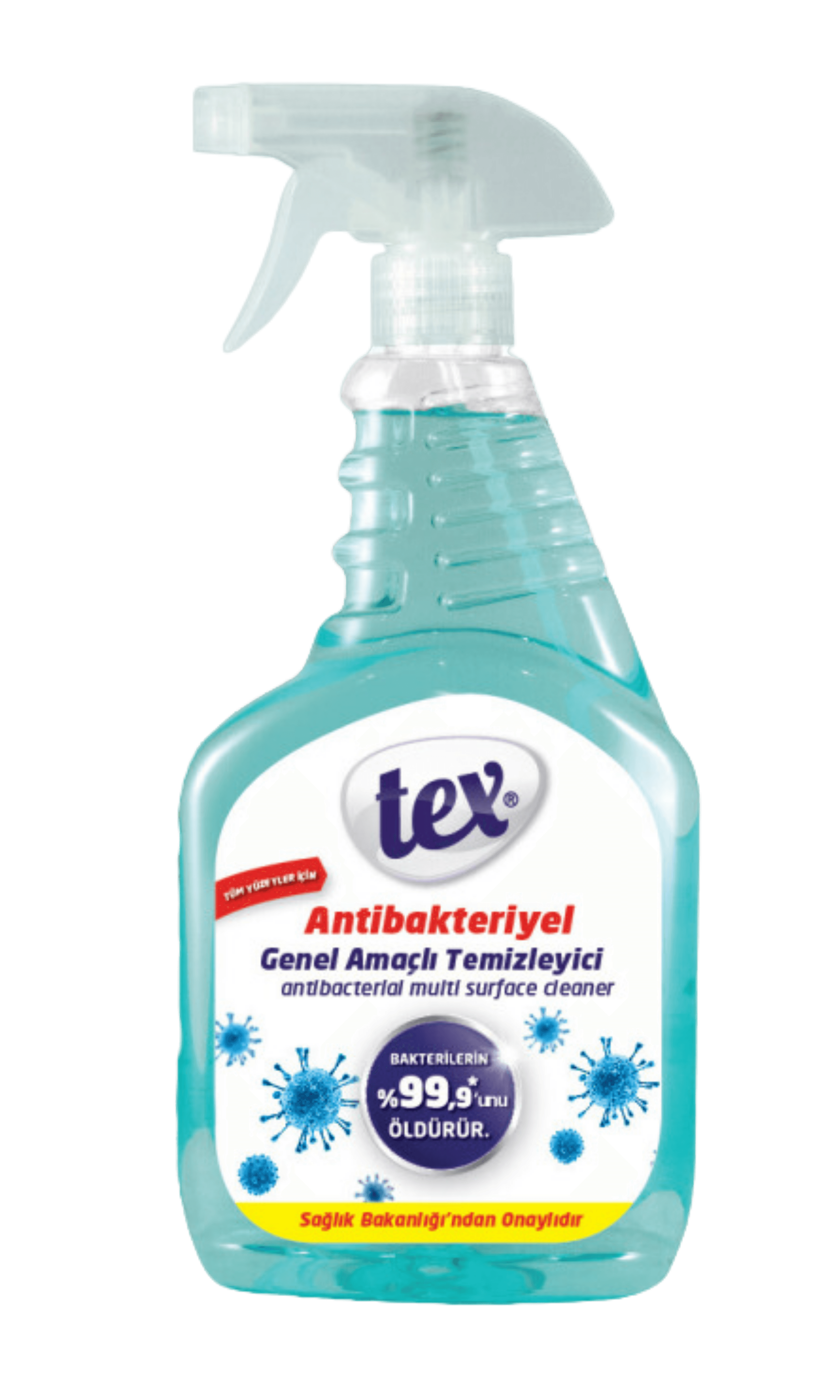 Tex Antibakteriyel Genel Amaçlı Temizleyici 750 ml Mavi