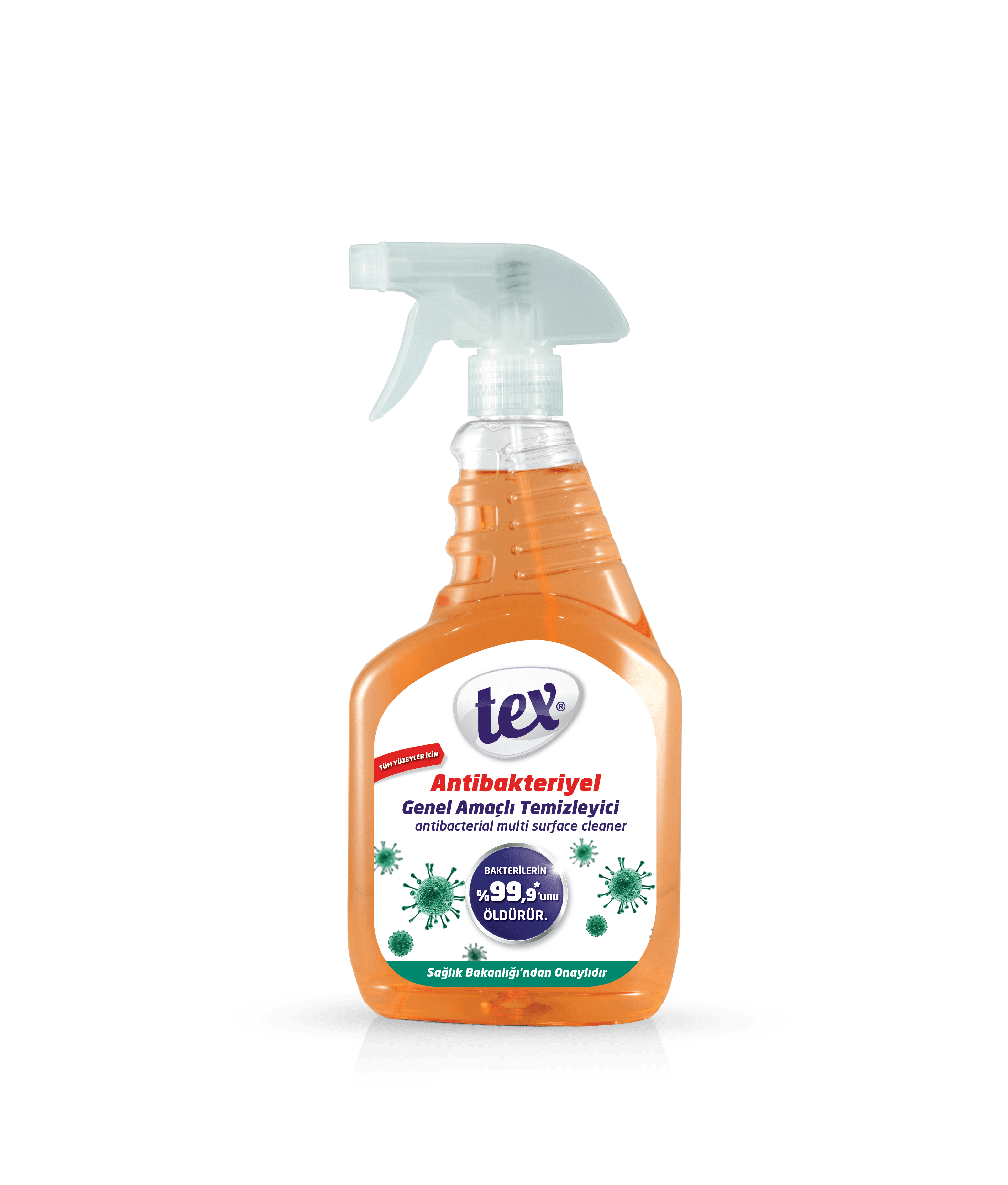 Tex Antibakteriyel Genel Amaçlı Temizleyici 750 ml Turuncu